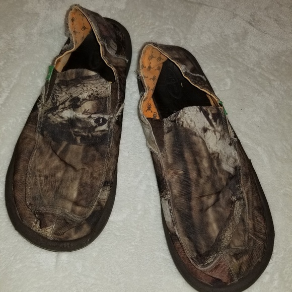 Sanuk Vagabond Mossy Oak Camo Slip On 